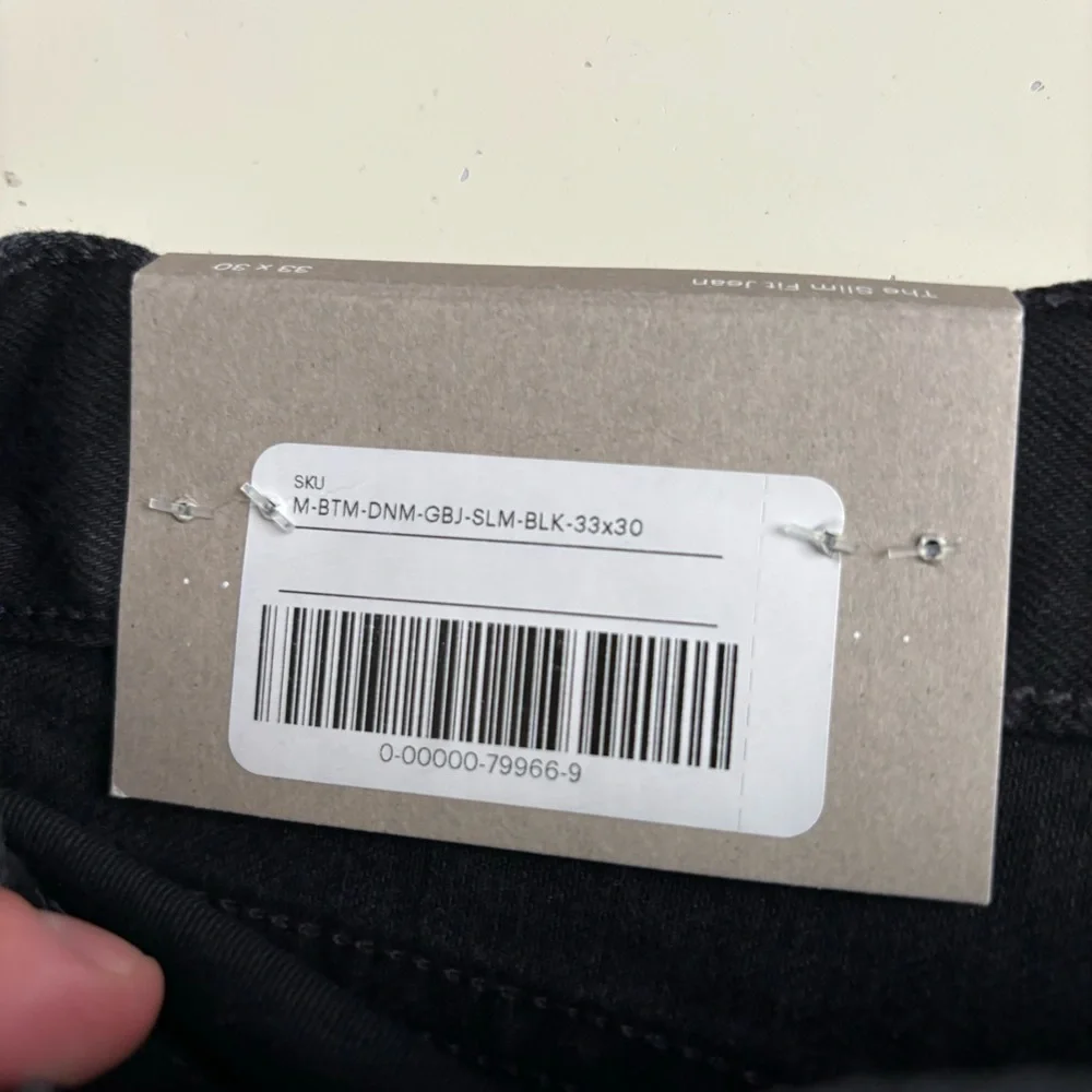 Everlane Men’s Slim Fit Jean Black 33x30 New